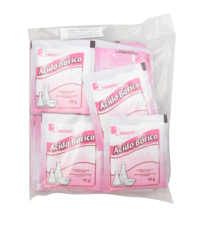 ACIDO BORICO X 50 SOBRE