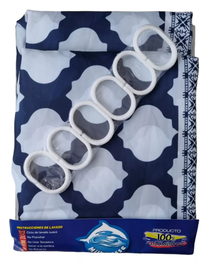 CORTINA BAÑO TIPO TELA