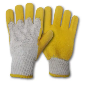 GUANTE AMARILLO CORRUGADO