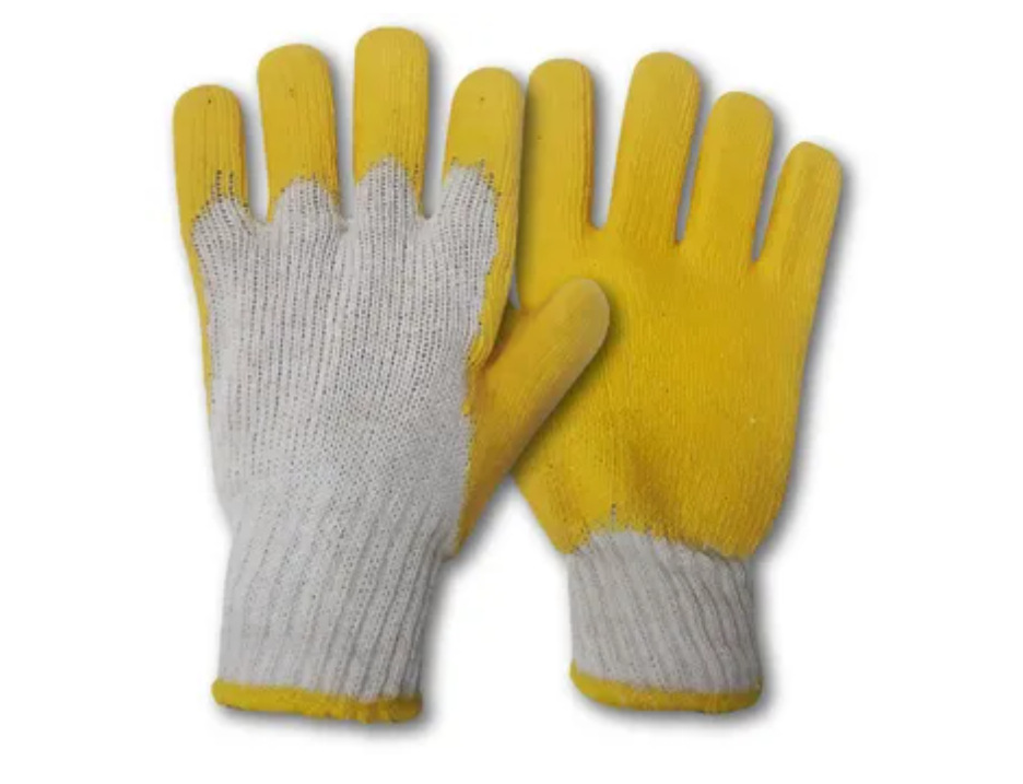 GUANTE AMARILLO CORRUGADO