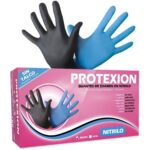 GUANTE  AZUL NITRILO X 50 UNIDADES
