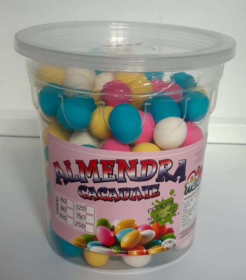 DULCE BOLA MANI TIPO ALMENDRA X100