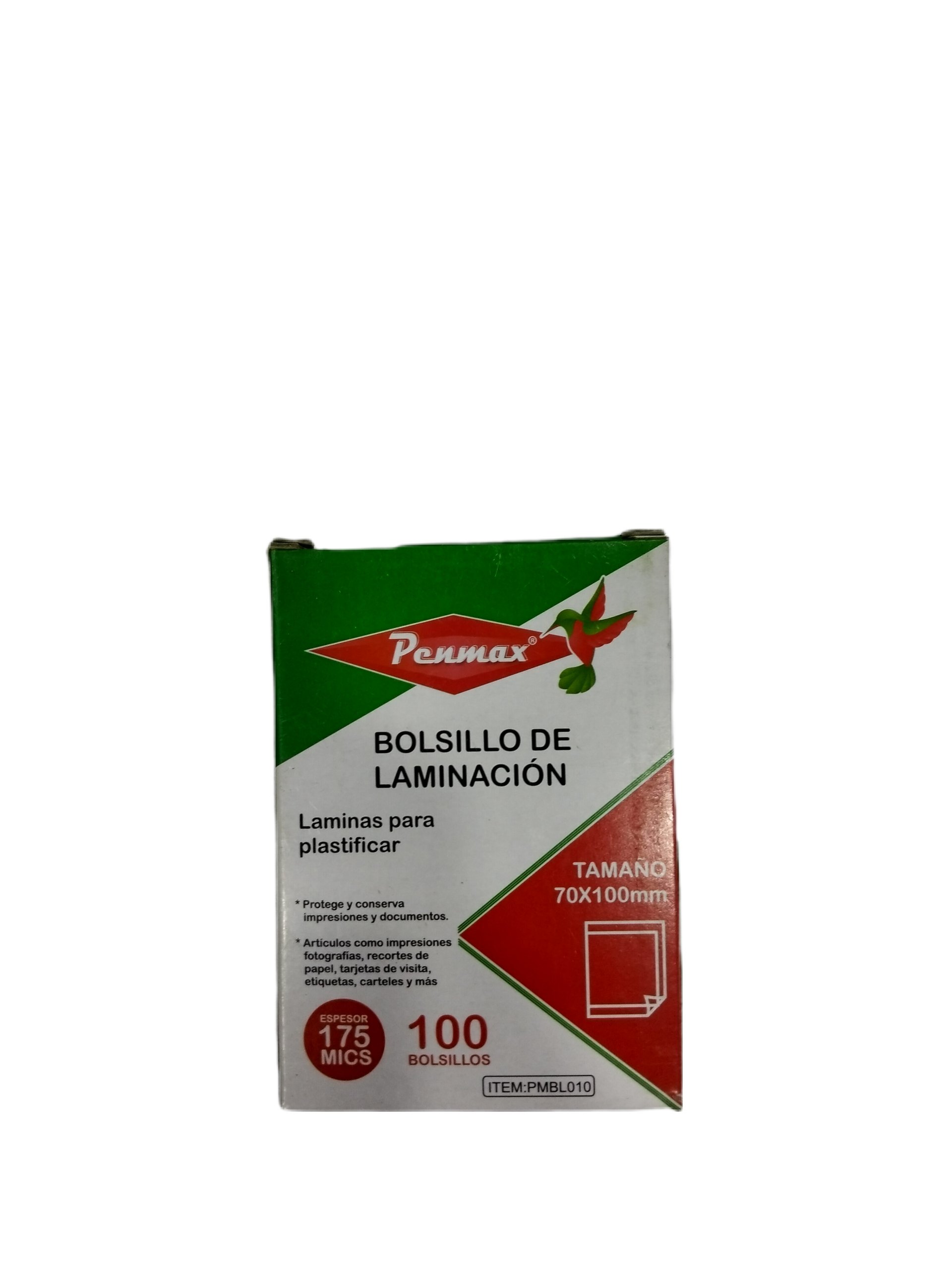 BOLSILLO LAMINACION CEDULA 70X100