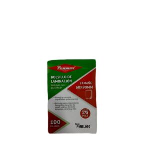 BOLSILLO LAMINACION CARNET X 100 60X90