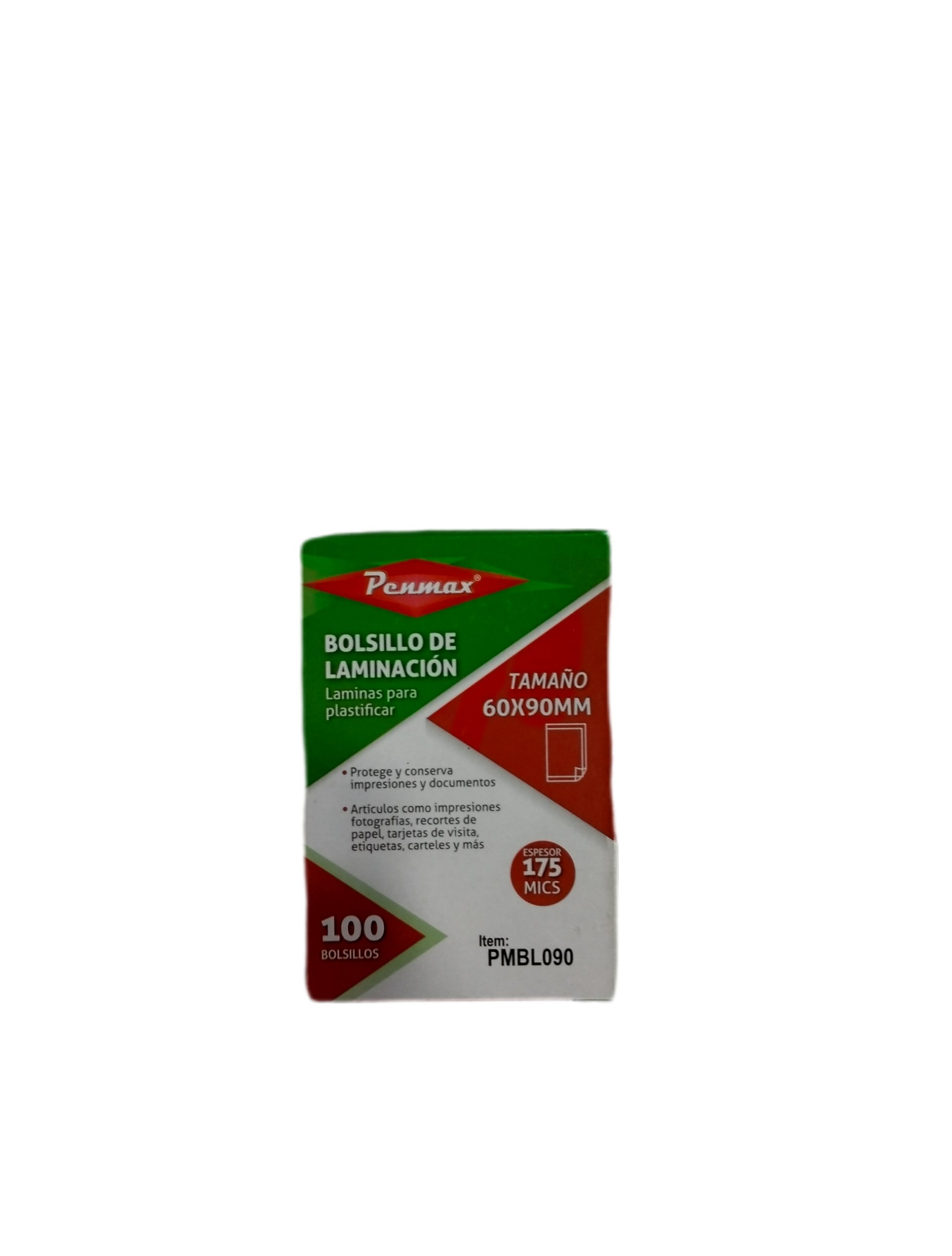 BOLSILLO LAMINACION CARNET X 100 60X90