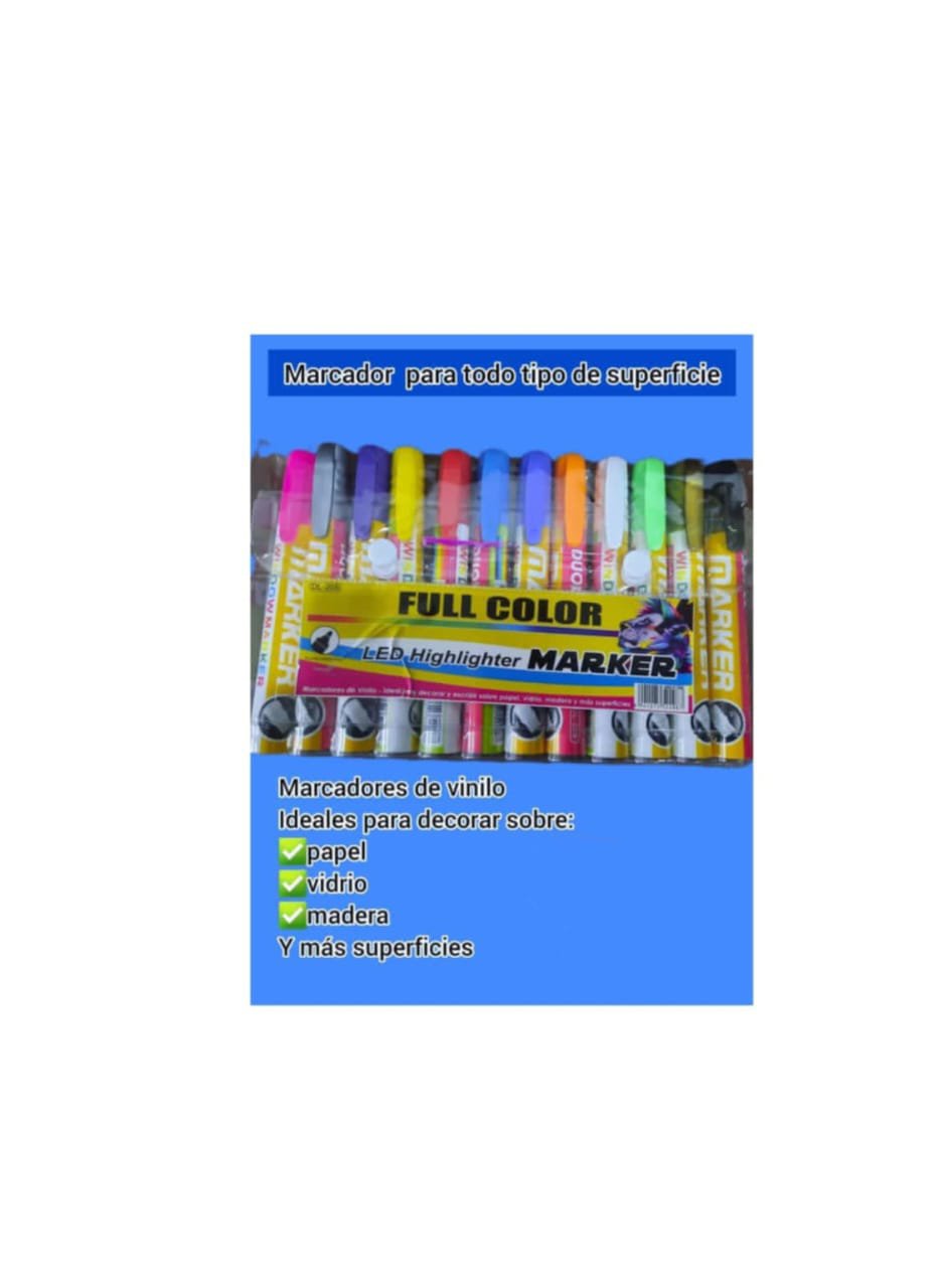 MARCATODO FULL COLOR x12