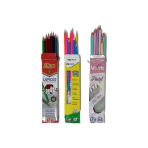 LAPIZ MINA NEGRA SURTIDO X12