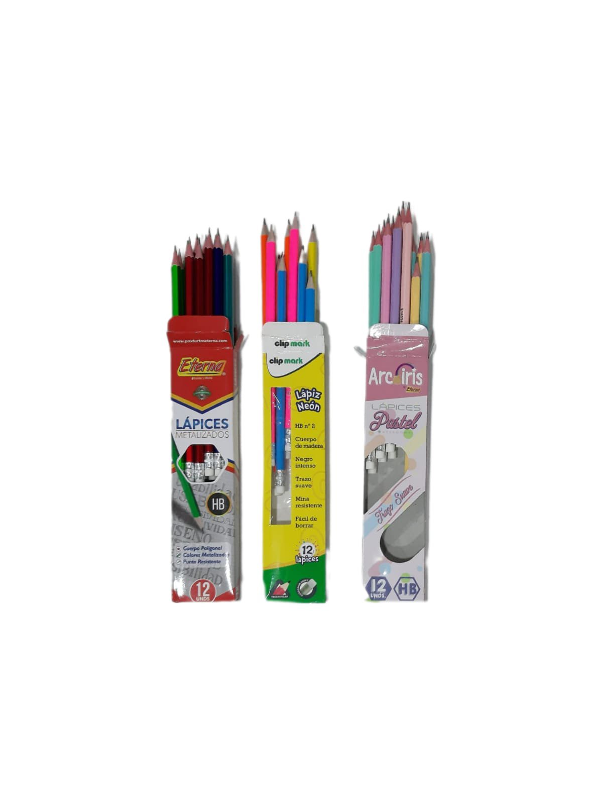 LAPIZ MINA NEGRA SURTIDO X12