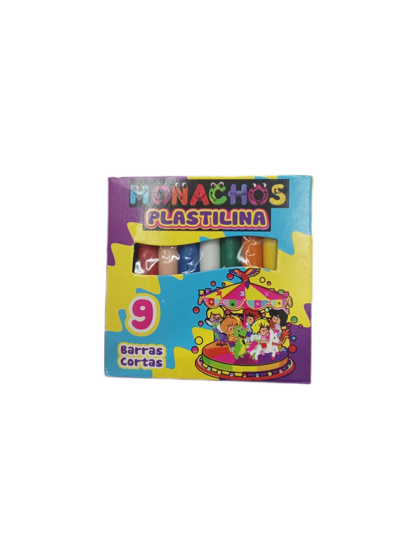PLASTILINA 9 BARRAS PEQUEÑA X6