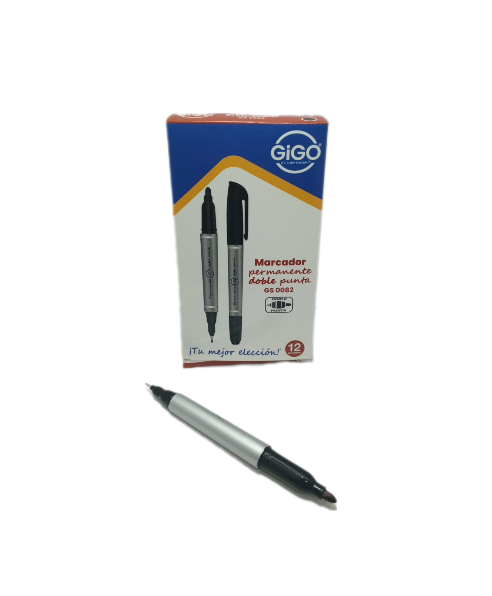 MARCADOR DELGADO Y MICROPUNTA NEGRO X12