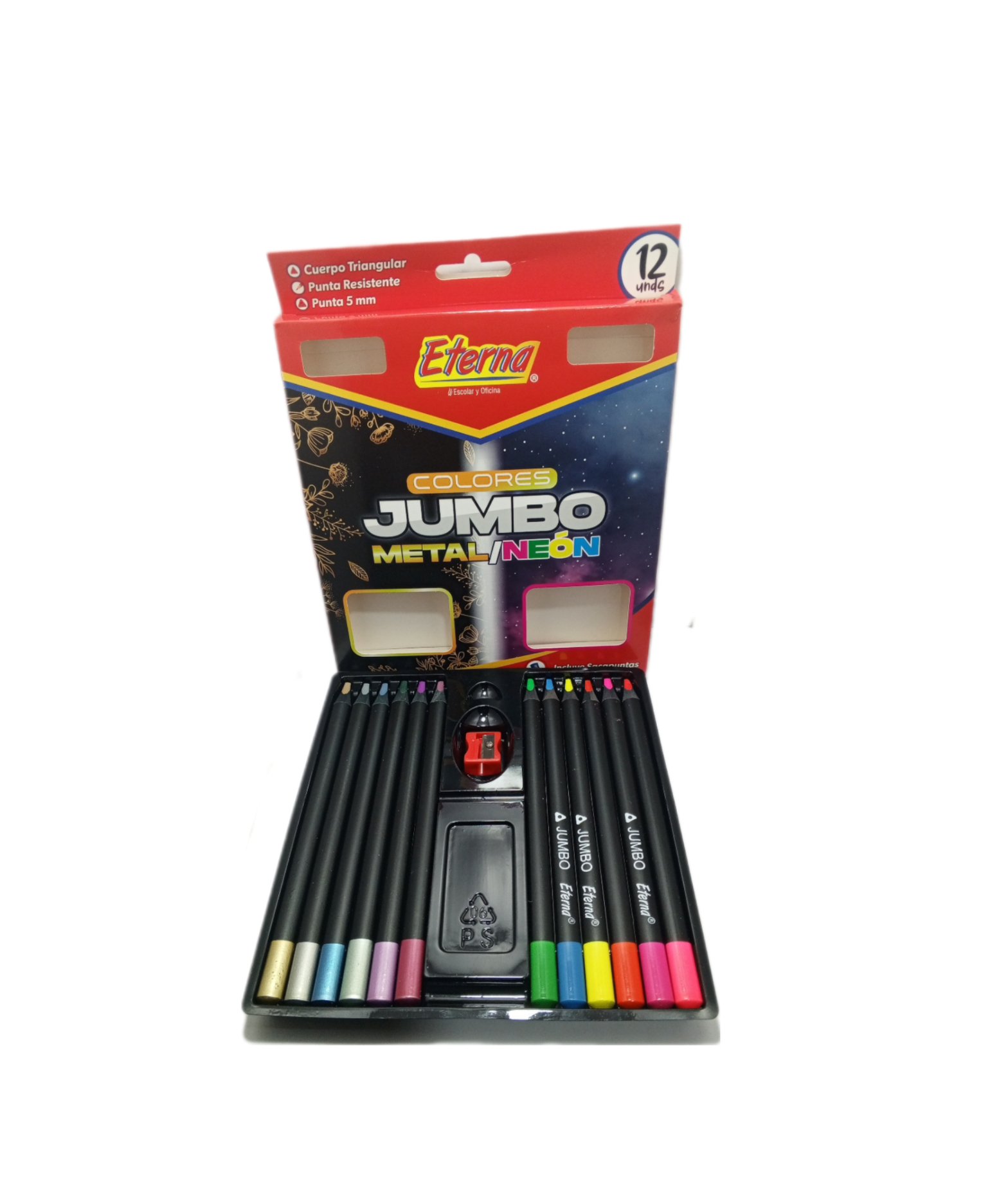 COLOR JUMBO NEON- METALIZADOX12