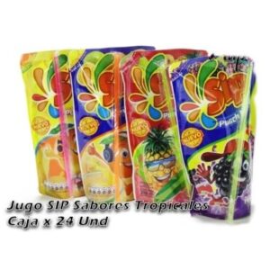 DULCES JUGOS TETRA PAK NUTIVA SURTIDA X 24