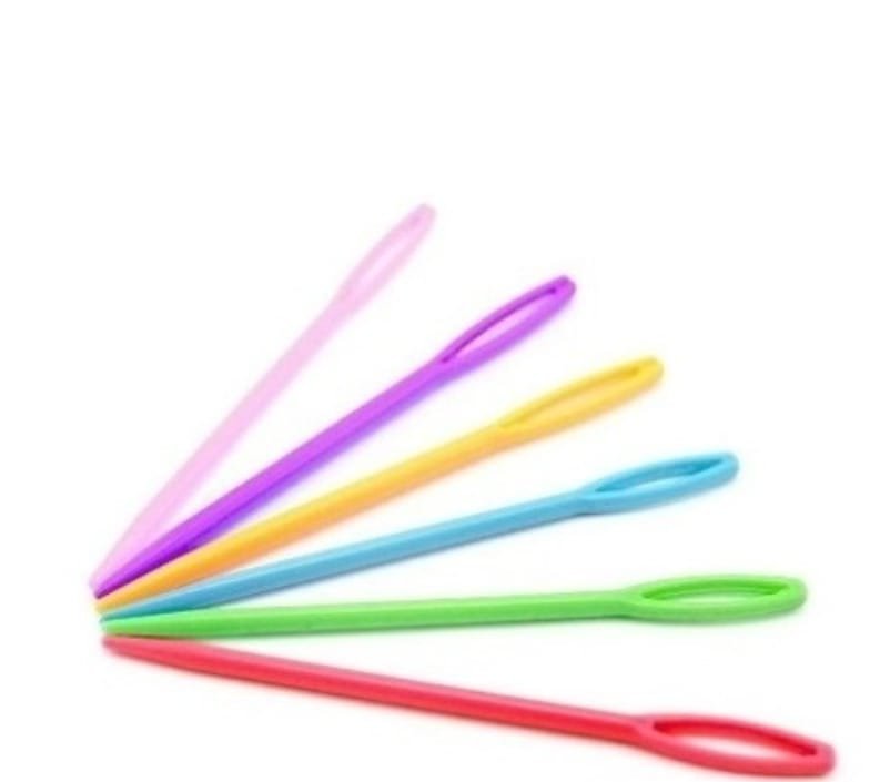 AGUJAS DE PEINADO  PLASTICA PQT X50