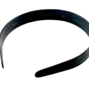 BALACA PLASTICA BLANCA Y NEGRA MEDIANA STD X12