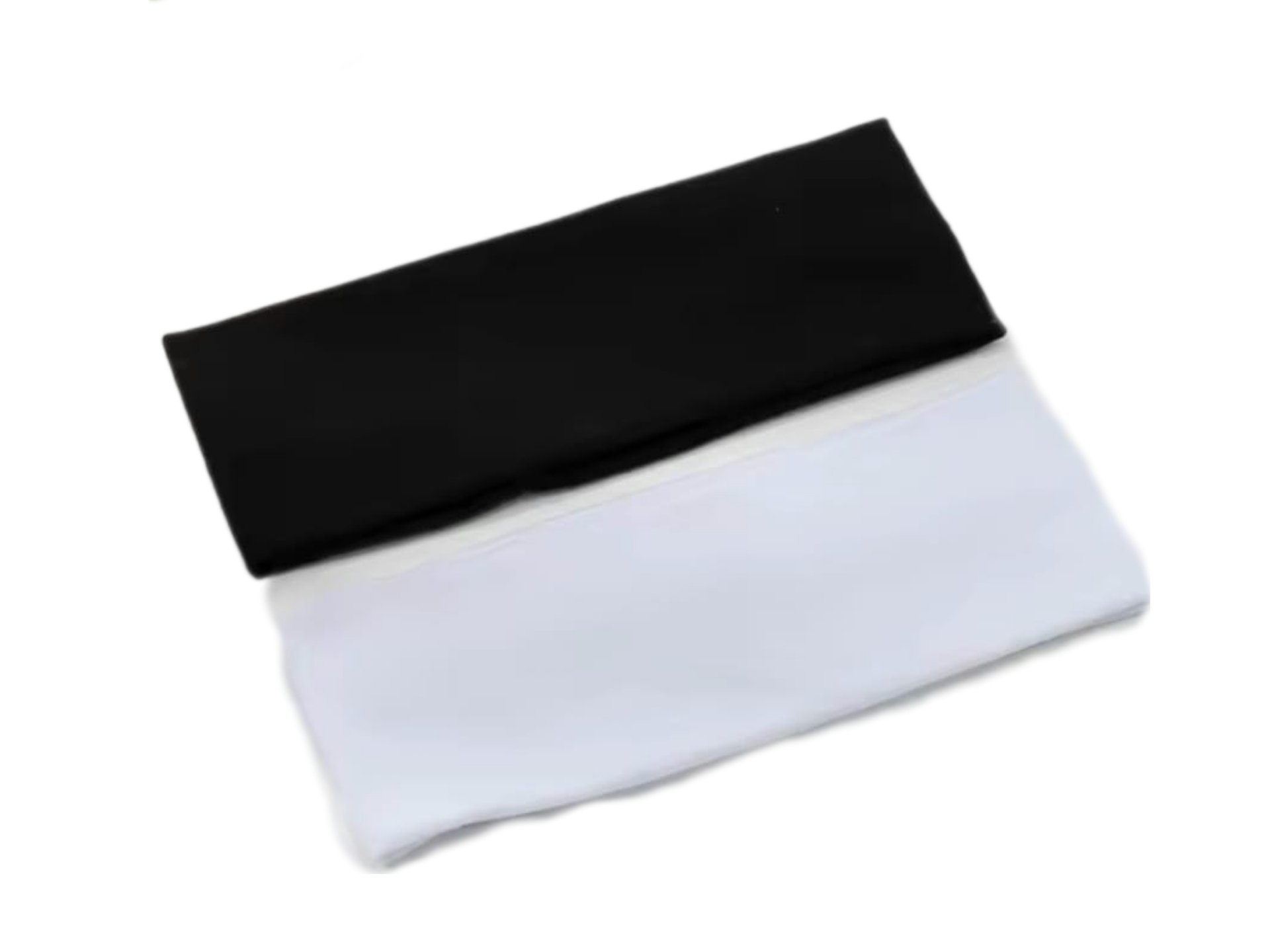 BALACA DE TELA BLANCA Y NEGRA X12