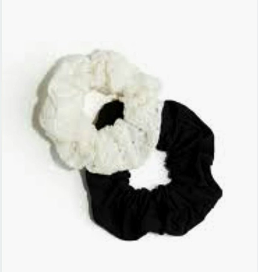 BAMBA TERCIOPELO BLANCA Y NEGRA X12