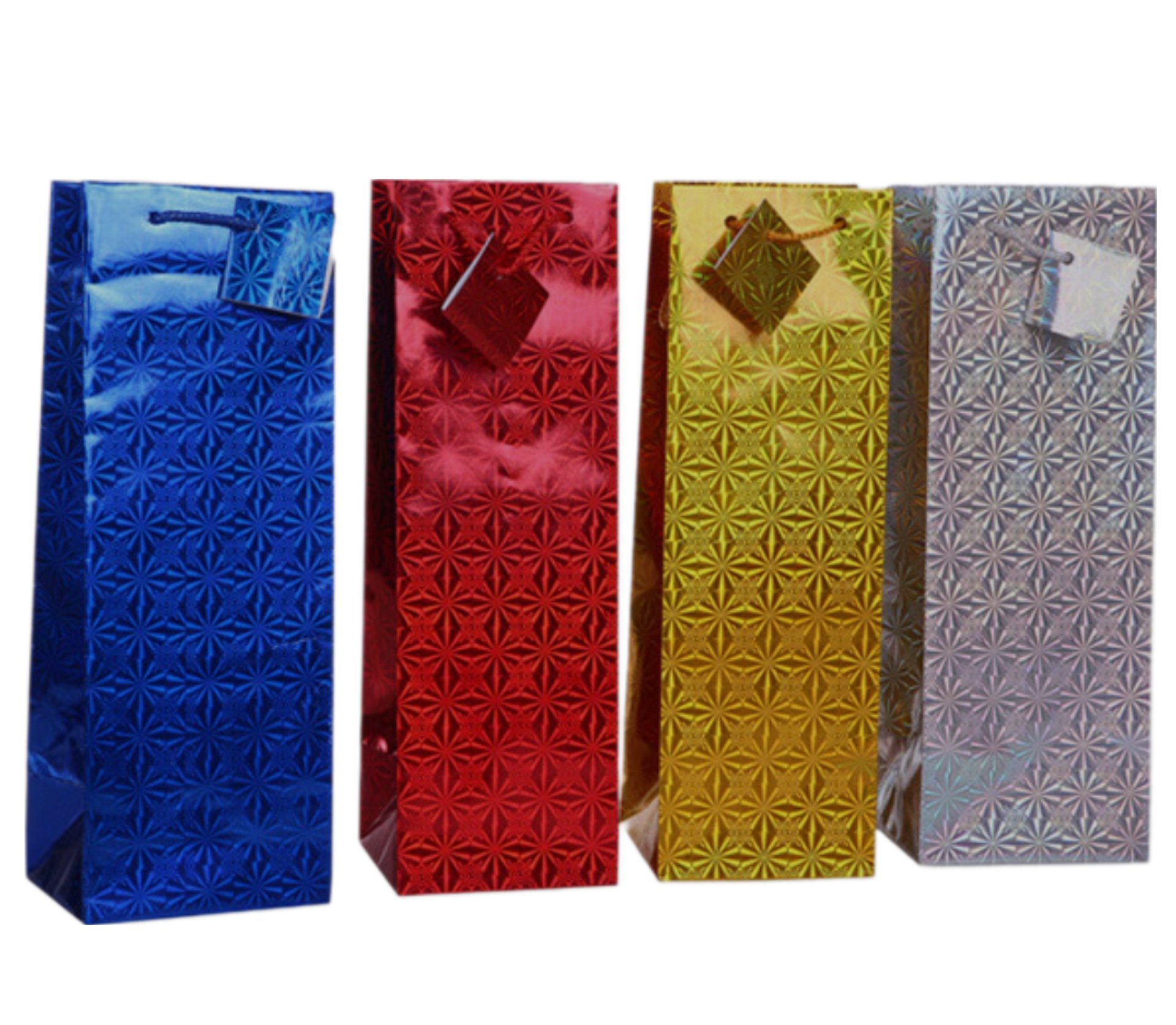 BOLSA  DE REGALO HOLOGRAMADA BOTELLAX12