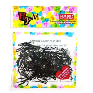 CAUCHO CABELLO NEGRO X12