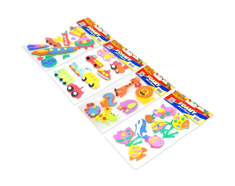 STICKER FIGURAS EN FOAMI ADHESIVAS STD
