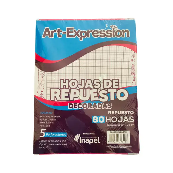 REPUESTO FOLDER 105 COLORES