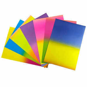CARTULINA 1/8 DEGRADE PQT X 20