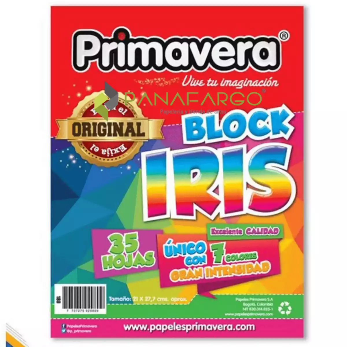 BLOCK IRIS CARTA FINO 35H DE PAPEL