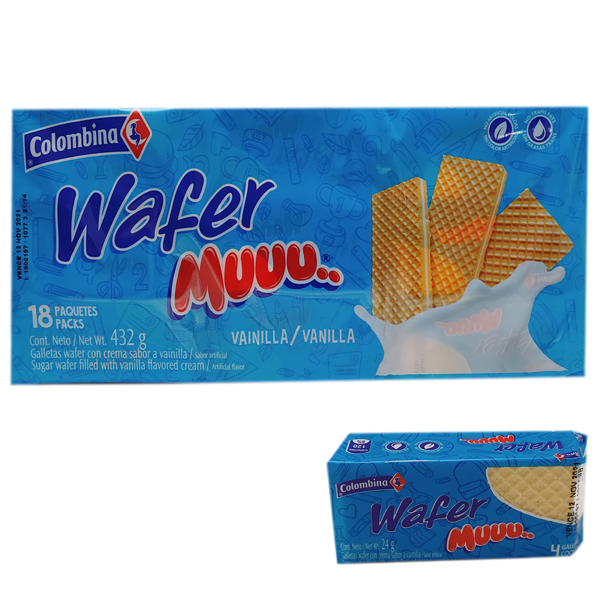 DULCE  GALLETA WAFER X18
