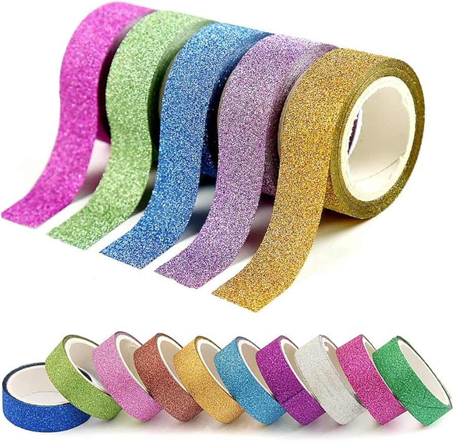 CINTA DECORATIVA ESCARCHADA X10