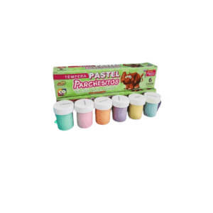 TEMPERA CAJA COLORES PASTEL X 6