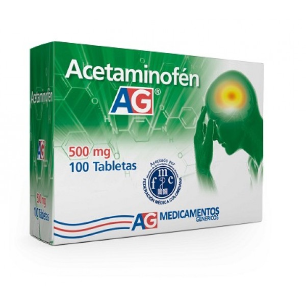 ACETAMINOFEN X 100 VERDE