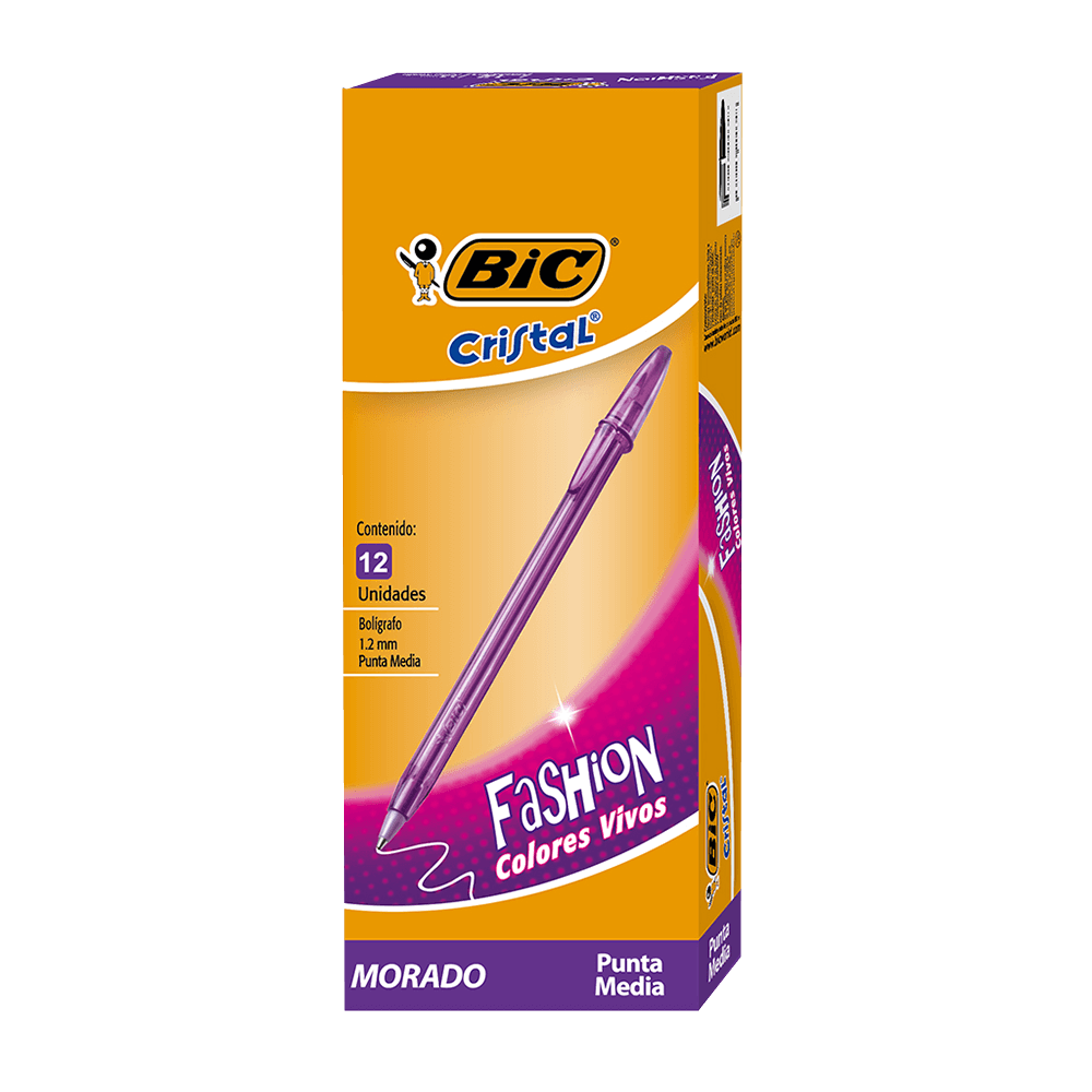 ESFERO BIC SHIMMERS SURTIDO X 12