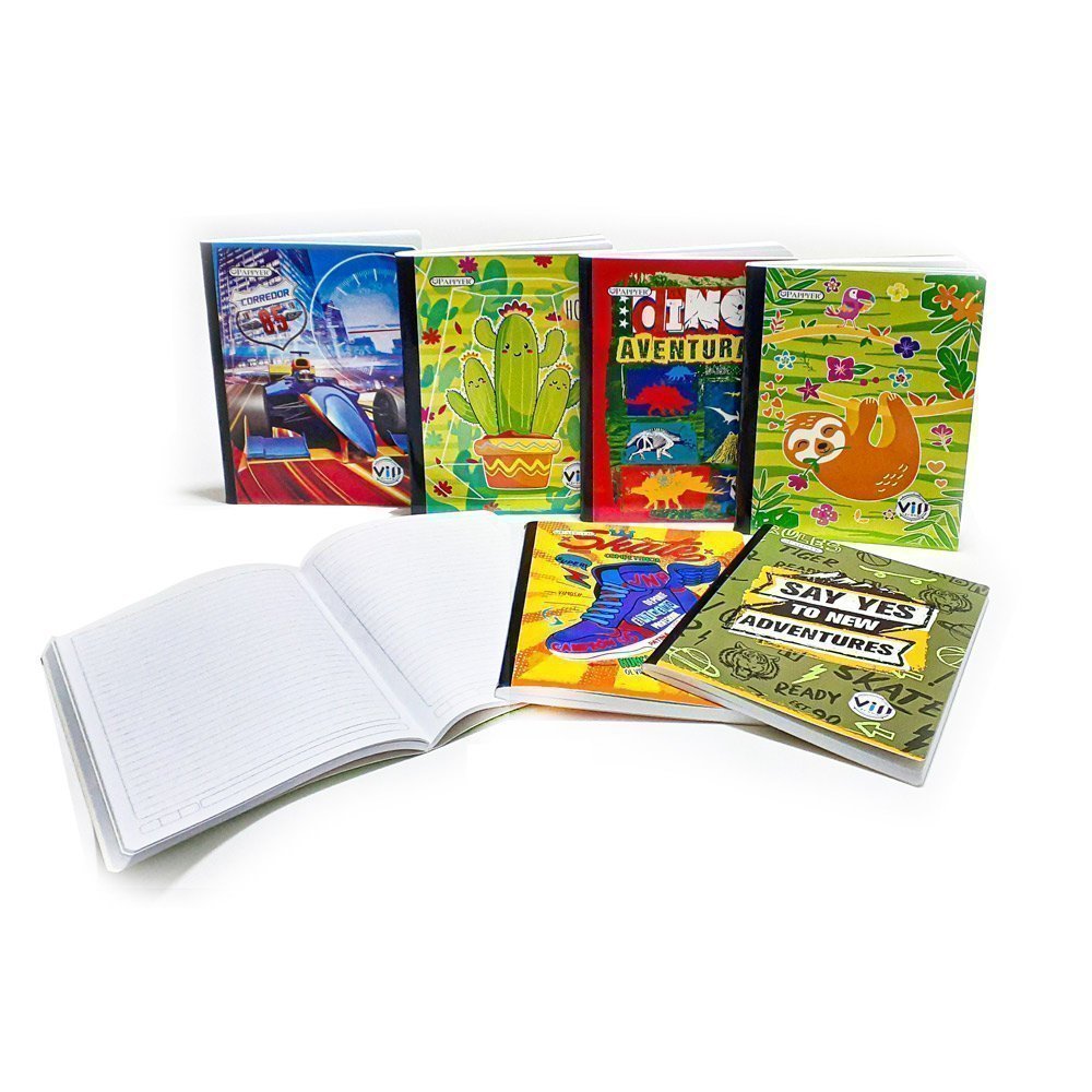 CUADERNO COSIDO X100 PRIMAVERA PERSONAJES SURTIDO