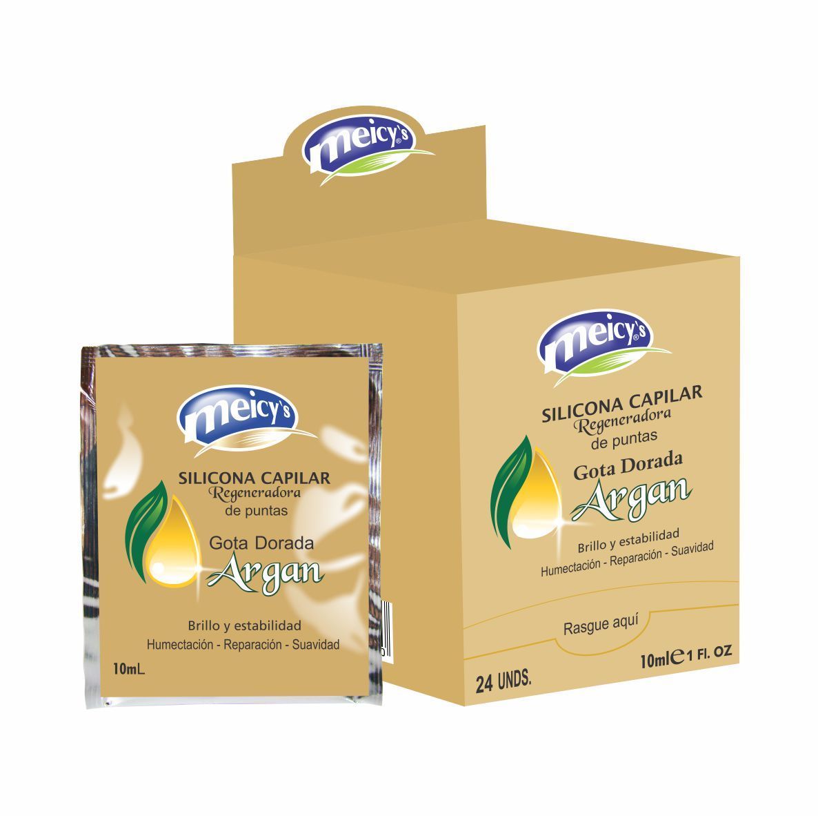 SILICONA SOBRE PARA EL CABELLO MEICY X 24
