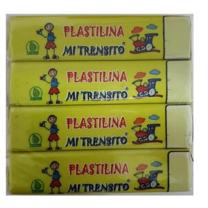 PLASTILINA BARRA X 12 AMARILLA