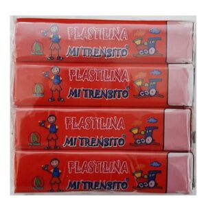 PLASTILINA BARRA X 12 ROJA