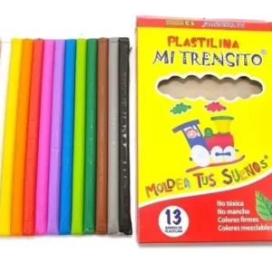 PLASTILINA  LARGA 13 BARRAS