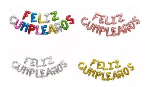 AVISO FELIZ CUMPLEAÑOS INFLABLE