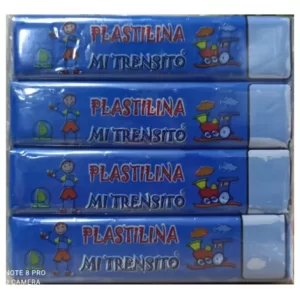 PLASTILINA BARRA X12 AZUL