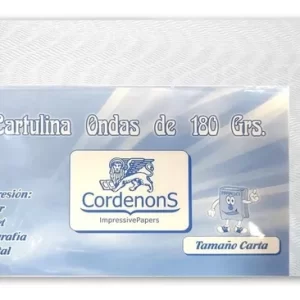 CARTULINA ONDAS CARTA X50