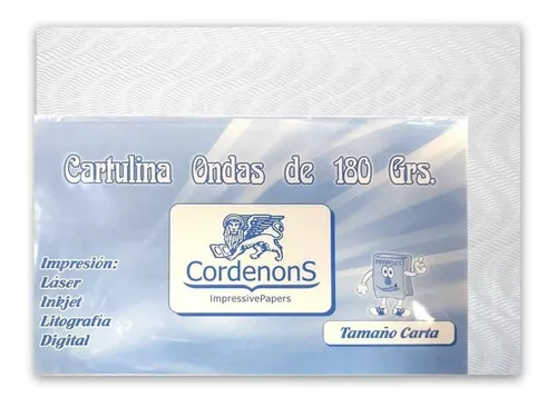 CARTULINA ONDAS CARTA X50