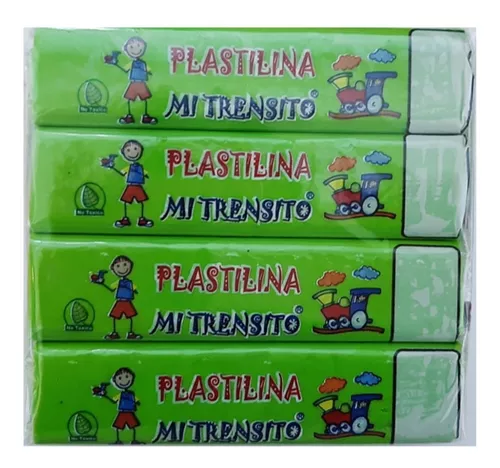 PLASTILINA BARRA VERDE X12