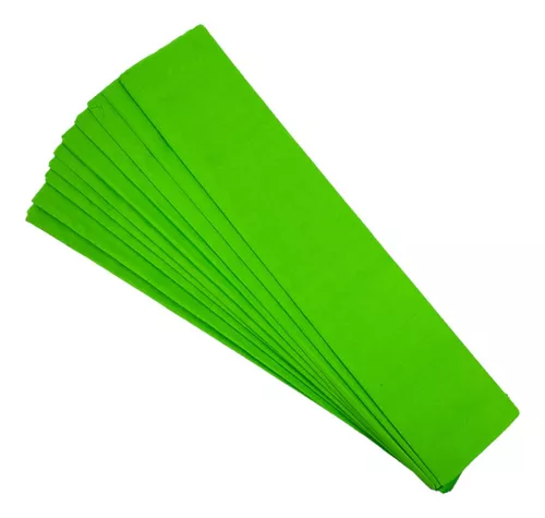 PAPEL CREPE VERDE LIMON * 10