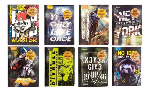 CUADERNO COSIDO 100H RAYADO NIÑO