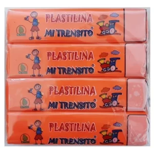 PLASTILINA BARRA NARANJA X12