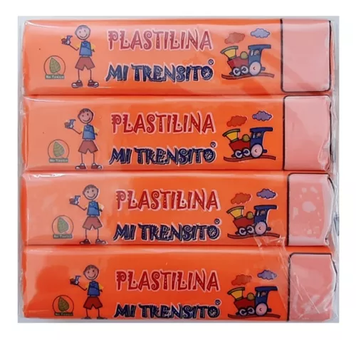 PLASTILINA BARRA NARANJA X12