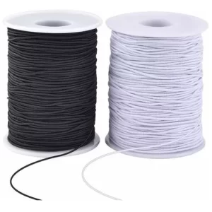 CAUCHO HILO CARRETA X100 NEGRO O BLANCO MTS