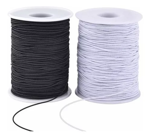 CAUCHO HILO CARRETA X100 NEGRO O BLANCO MTS