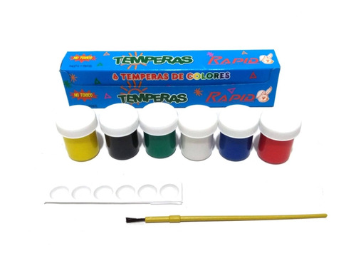 TEMPERA CAJA STD PRIMARIOS X6