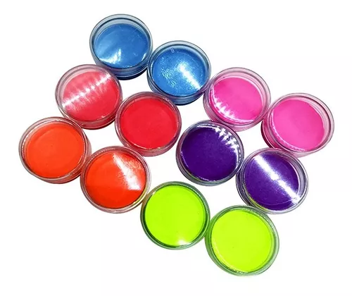 PINTA CARITA FOSFORESCENTE X12 UND