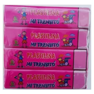PLASTILINA BARRA FUCSIA X12